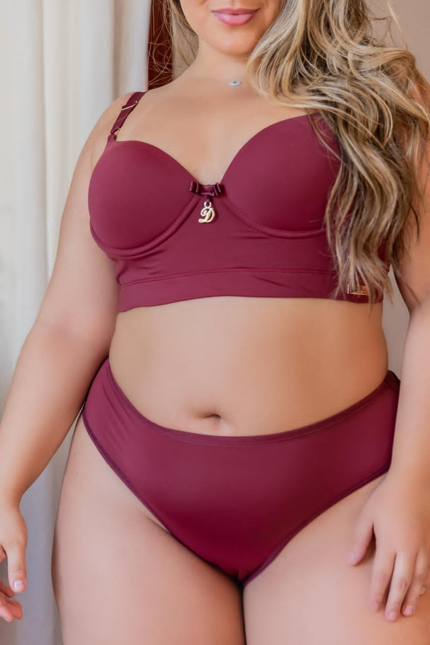 Conjunto Lingerie Plus Size Apaixonante Dygirl Cat Logo Online